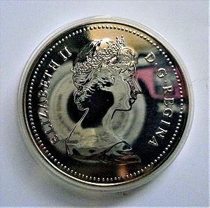 ΚΑΝΑΔΑΣ / CANADA 1 Dollar 1980 UNC SILVER PROOF coin