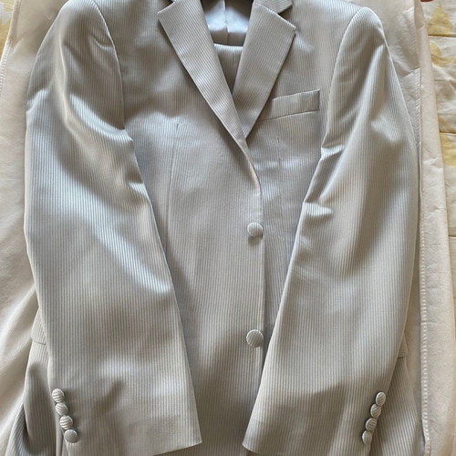 Aslanis Men suit used, size 48, gray