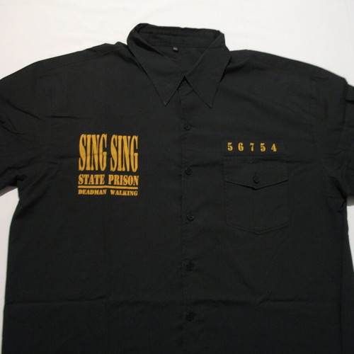 New shirt of the death row inmates, from Sing Sing prison of the United States. 3XL