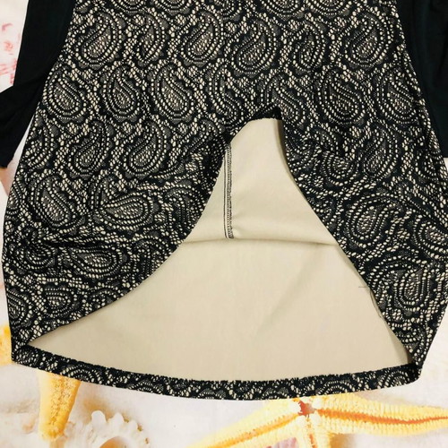 Dolce Domenica dress used, size M/L, black with Avon lipstick gift