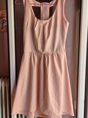SLN Pink Mini Dress Size 36 Like New