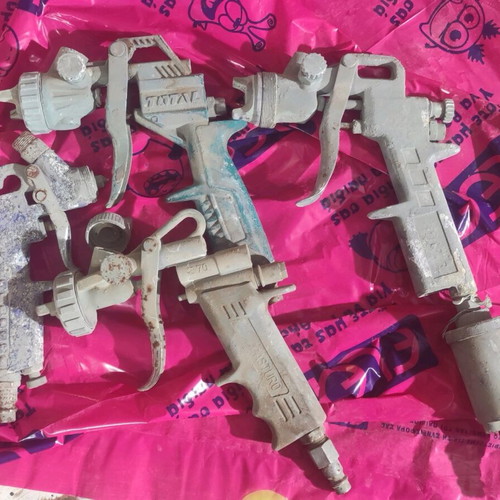 Paint guns used for spare parts