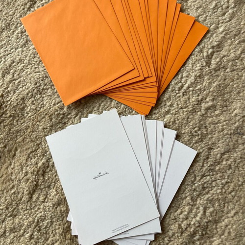 Hallmark invitations set of 14 with modern geometric design like new
