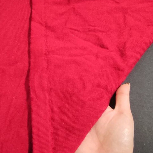 Woolen sweater red like new, size L