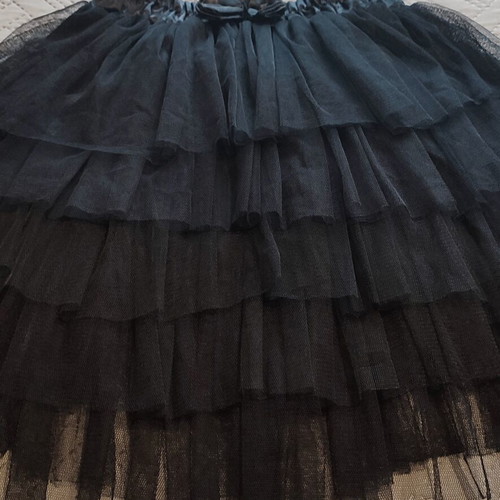 Tulle skirt ZIC ZAC like new, black mini tutu with satin elastic