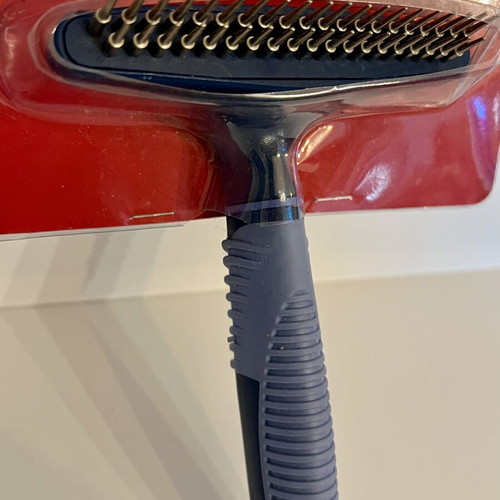 Dog grooming comb new with double row metal teeth