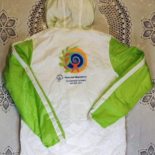 Special Olympics Athens 2011 Jacket like new, size medium