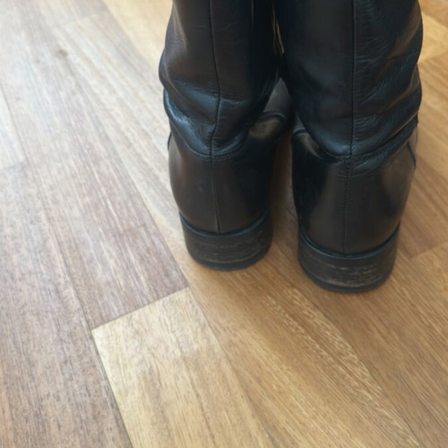 Gant riding boots size 38 used, genuine leather black