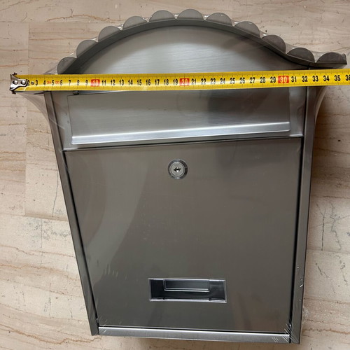 Mailbox inox unused with key