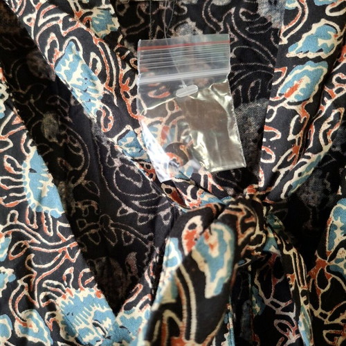 Attrativo long floral dress new, size large, black