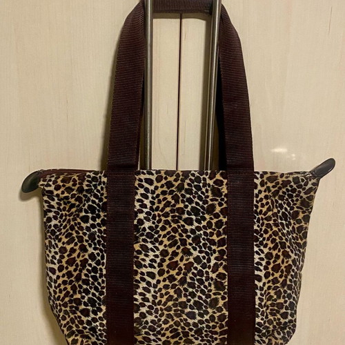 Marilù shoulder bag like new, waterproof leopard print brown