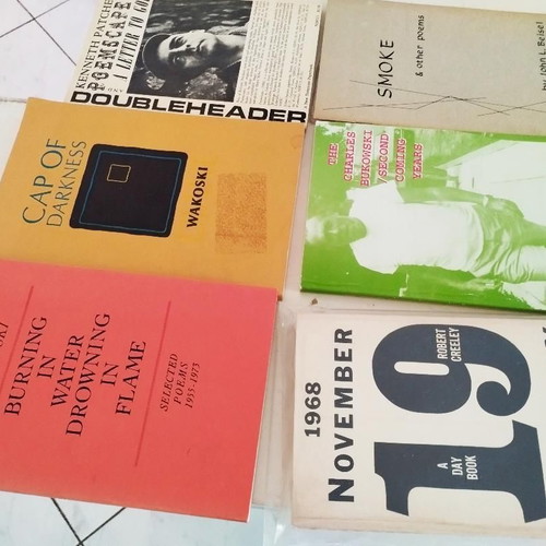 Rare Beatniks Books Used Original USA Limited Editions Bukowski Creeley