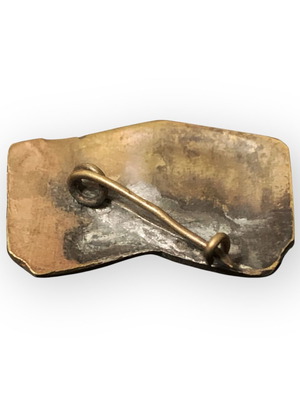 Vintage pin «ΓΓΘ» used