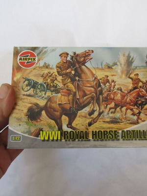 Airfix 1/72 Πρώτος Παγκόσμιος Βασιλικό Βρετανικό Πυροβολικό μοντέλο, σπάνιο