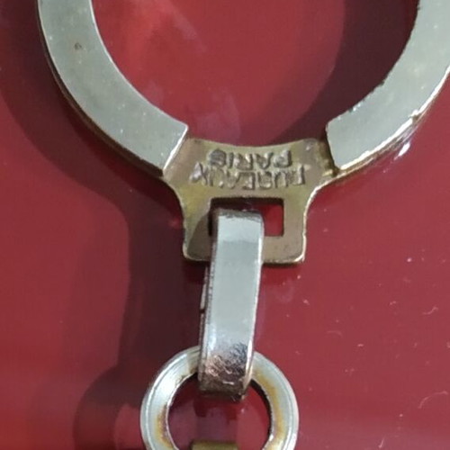 Peugeot collectible keychain used, 1970-1980 decade, rare French
