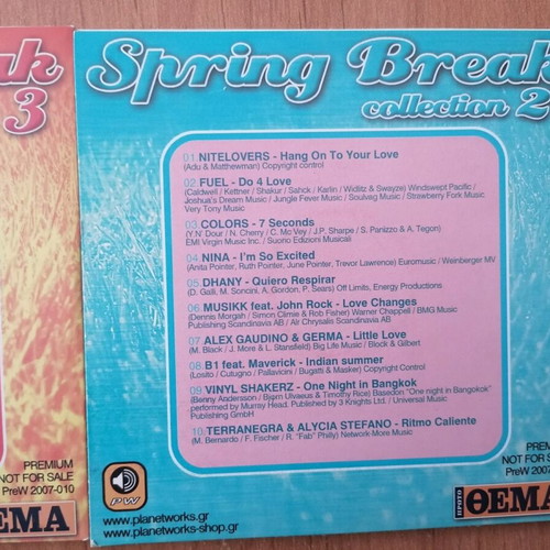 Spring Break collection 3 CD set like new