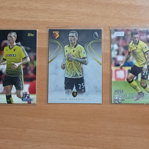 Topps cards 2015 & 2016 Holebas Wolves, like new, pack of 3