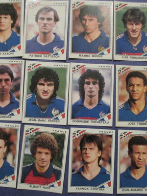 Αυτοκόλλητα Panini Mexico 86 μεταχειρισμένα, ομάδα Γαλλίας