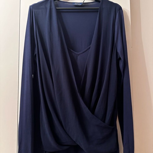 Polo Ralph Lauren blouse like new, size L, navy blue