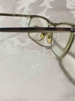 Glasses used with metal frame origin Italy