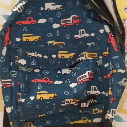 MyWay preschool backpack for boys, dinosaur print