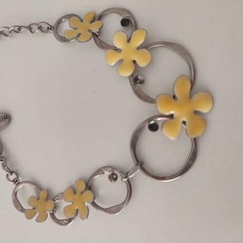 Pilgrim bracelet used, yellow