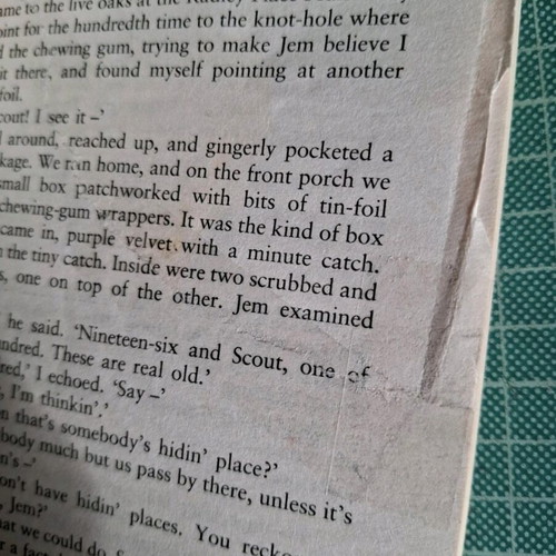 Book To Kill a Mocking Bird used, English