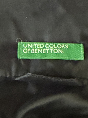 Benetton windbreaker jacket like new, blue, size M