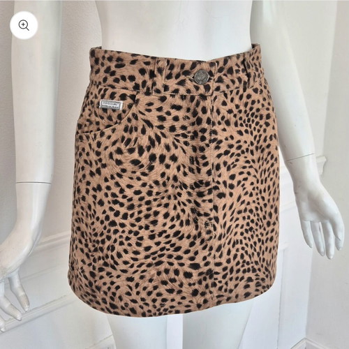 Fendissime vintage leopard mini skirt