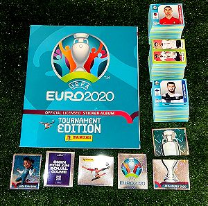 EURO 2020 panini ολοκληρωμένο ακολλητο σετ + κενό άλμπουμ+ κλειστό φακελάκι