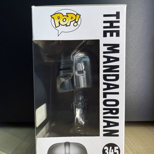 Funko Pop Star Wars The Mandalorian Metallic Amazon Exclusive 345 mint