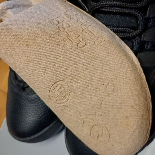 Jordan 10 x Retro Blackout 2005 like new, size 45, black athletic shoes