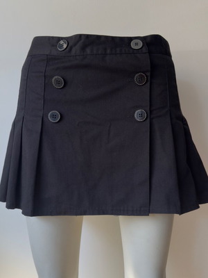H&M Black Pleated Mini Skirt Like New