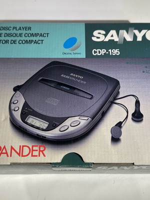 Compact Disk Player SANYO CDP-195 new, ideal for collectors