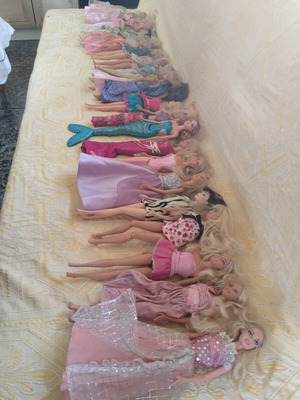 Barbie, Monster High, Winx collection with 85+ dolls, vehicles, furniture & accessories