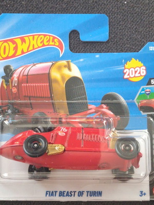Fiat Beast Of Turin Hot Wheels toy car