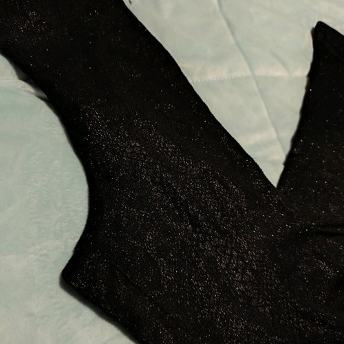 Celestino Shiny Leggings Black Like New Size M