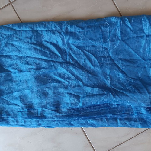 Curtain fabrics, pack of 2 pieces, blue