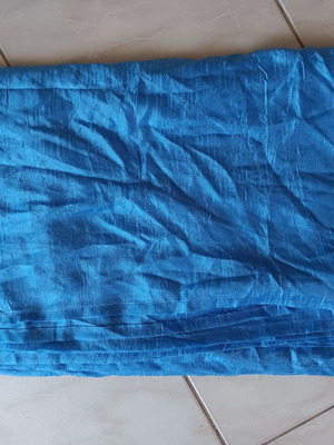 Curtain fabrics, pack of 2 pieces, blue