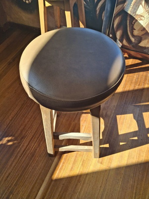 Beech wood stool like new
