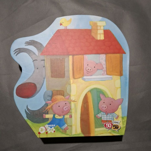 Puzzle The Three Little Pigs 24 pieces like new
