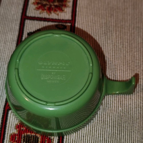Olympic Airlines collectible coffee cup used