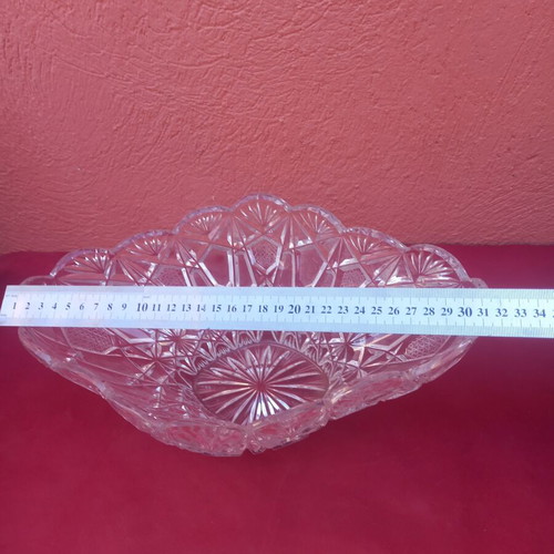 Crystal fondue bowl
