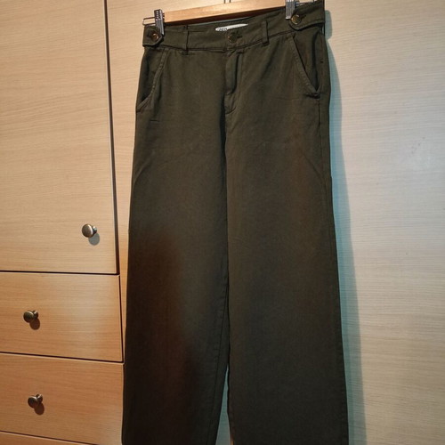 Zara dark olive green pants like new
