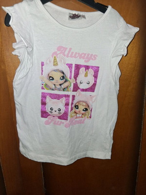 Na!Na!Na! Surprise short-sleeve shirt like new, Disney, white, size 122 cm