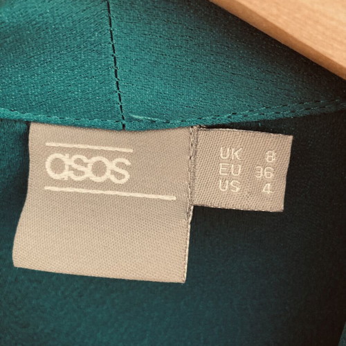 ASOS oversized dress turquoise, wearable as blazer