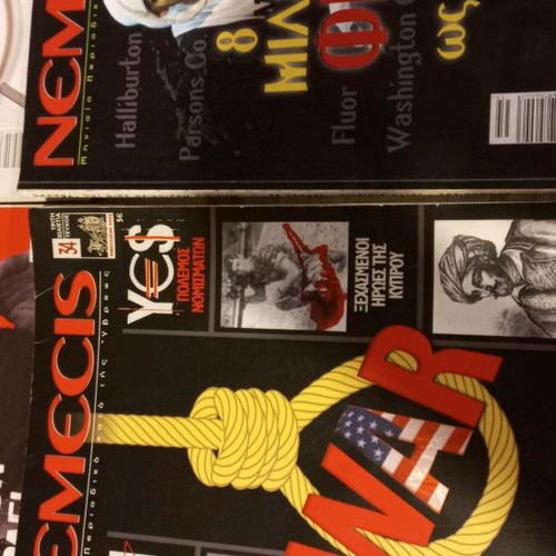 Nemecis magazine used, issues 31-32-34-35, year 2002