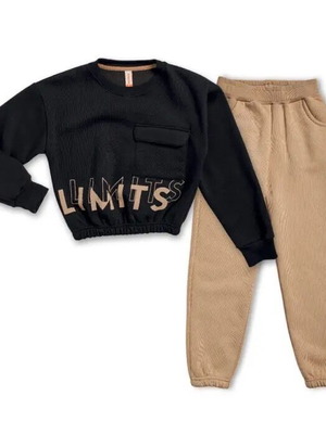 Limits Girls' Tracksuit Set 100% Cotton, New, Sizes 8 and 16
