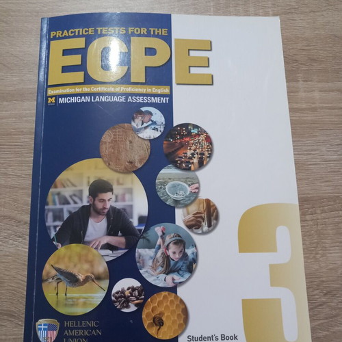 ECPE Practice Tests Book 3 like new by Hellenic American Union