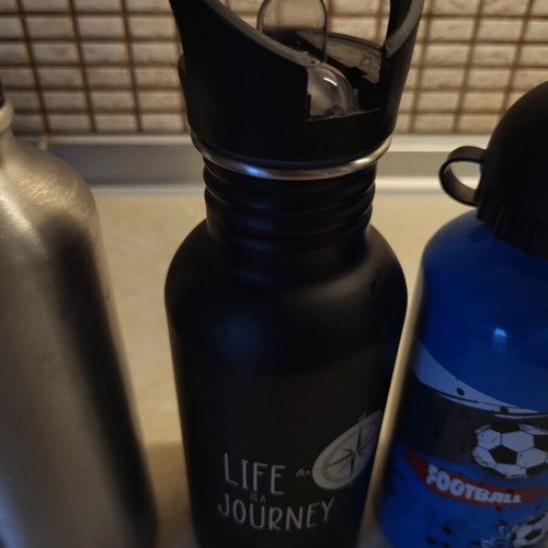 Aluminium water bottles, set of 4
